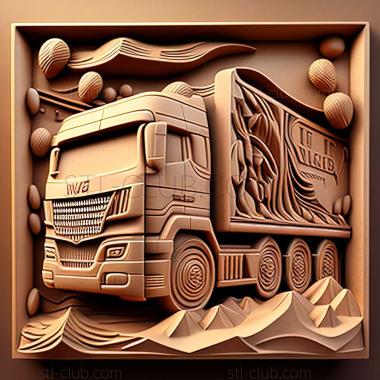 3D мадэль Iveco EuroTrakker (STL)